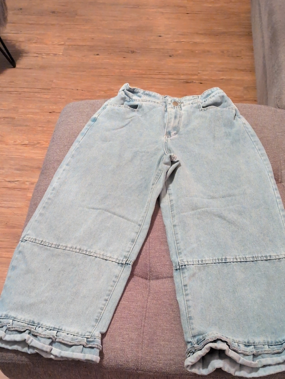 Source Unknown Light Blue Women's Wide-Leg Flare Jeans